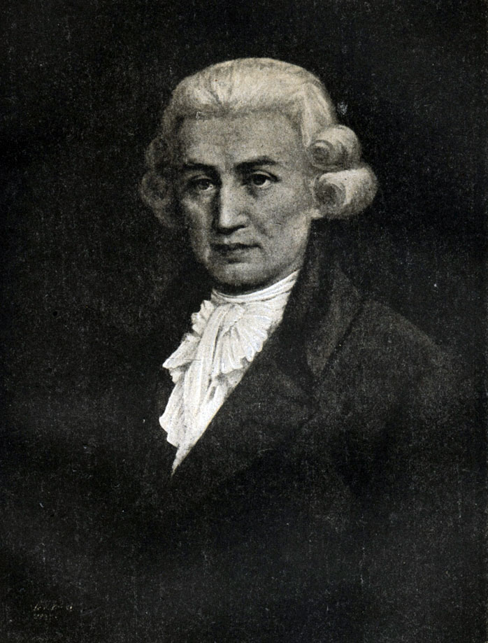И. Гайдн. (1732-1809). С портрета, писанного Л. Фогелем (1788-1879)