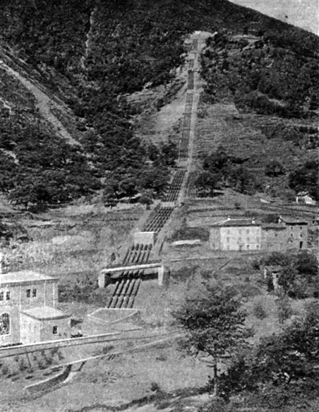 Рис. 6. Трубопровод станции Брузио в Ломбардии